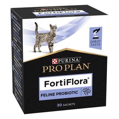 PURINA® PRO PLAN® Feline Fortiflora Vista Frontal